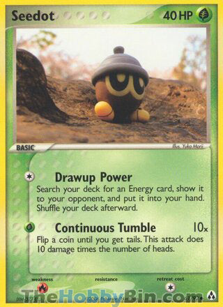 Seedot #61/92 Common - EX Legend Maker Pokemon card