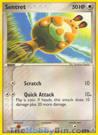 Sentret #62/92 Common - EX Legend Maker Pokemon card