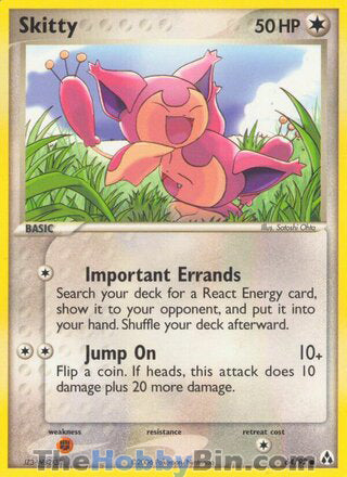 Skitty #64/92 Common - EX Legend Maker Pokemon card