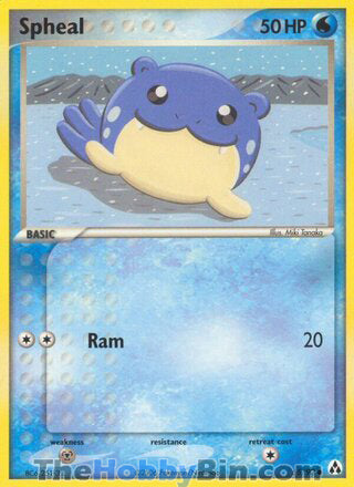 Spheal #65/92 Common - EX Legend Maker Pokemon card