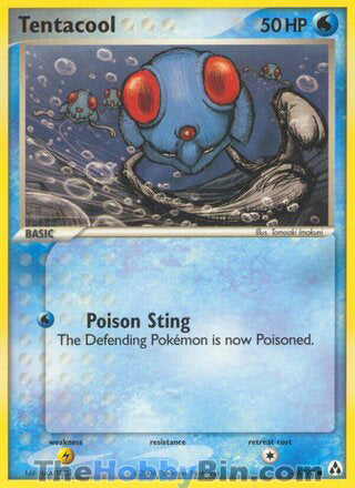 Tentacool #66/92 Common - EX Legend Maker Pokemon card
