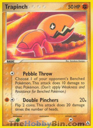 Trapinch #67/92 Common - EX Legend Maker Pokemon card