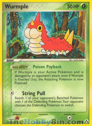 Wurmple #70/92 Common - EX Legend Maker Pokemon card