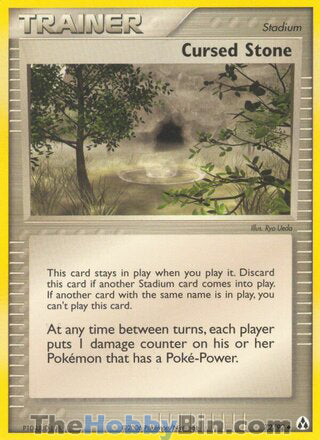 Cursed Stone #72/92 Uncommon - EX Legend Maker Pokemon card