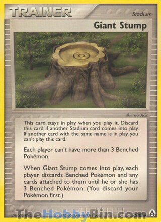 Giant Stump EX Legend Maker Uncommon #75/92