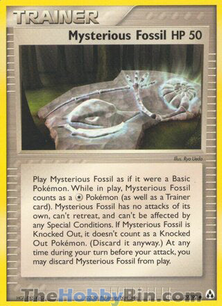 Mysterious Fossil EX Legend Maker Common #79/92