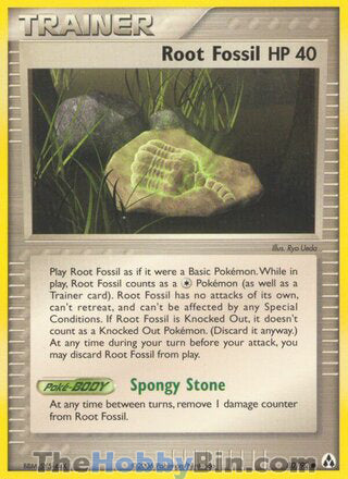 Root Fossil EX Legend Maker Common #80/92