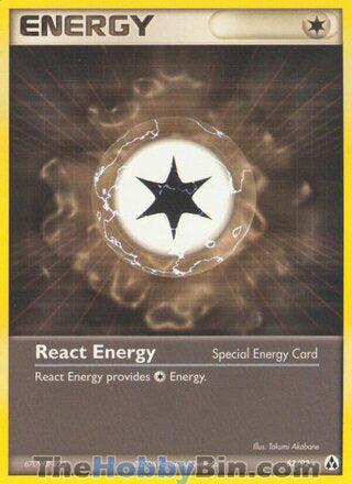 React Energy #82/92 Uncommon - EX Legend Maker Pokemon card