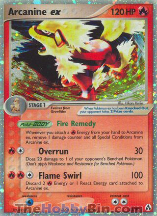 Arcanine ex #83 Ultra Rare