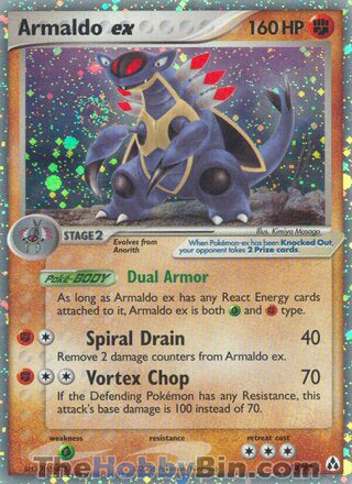Armaldo ex #84/92 Ultra Rare - EX Legend Maker Pokemon card