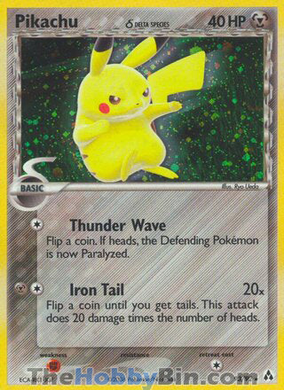 Pikachu #93/92 Secret Rare - EX Legend Maker Pokemon card