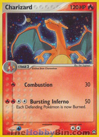 Charizard #6/108 Holo Rare - EX Power Keepers Pokemon card