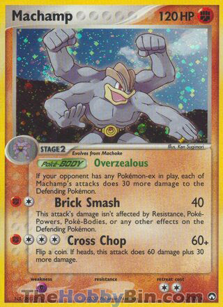 Machamp #11/108 Holo Rare - EX Power Keepers Pokemon card