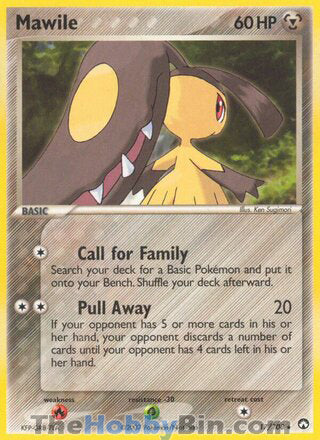 Mawile #17/108 Rare - EX Power Keepers Pokemon card