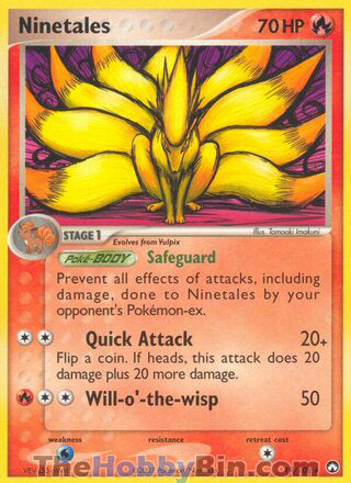0019 Ninetales Rare Power Keepers