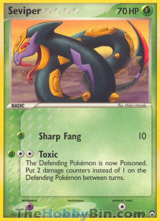Seviper #23/108 Rare - EX Power Keepers Pokemon card