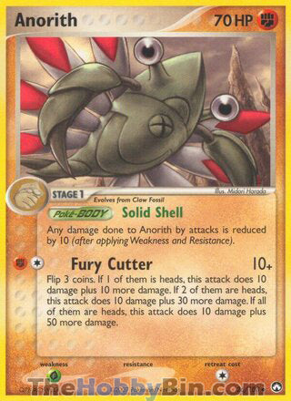 Anorith #26/108 Uncommon - EX Power Keepers Pokemon card