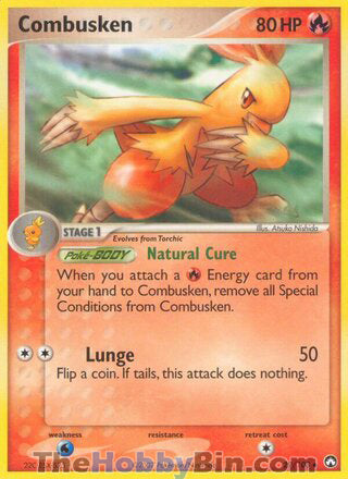 Combusken #29/108 Uncommon - EX Power Keepers Pokemon card