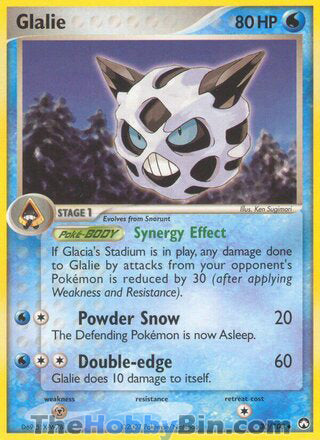 Glalie #30/108 Uncommon - EX Power Keepers Pokemon card