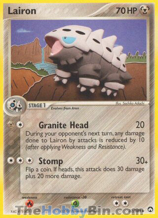 Lairon #32/108 Uncommon - EX Power Keepers Pokemon card