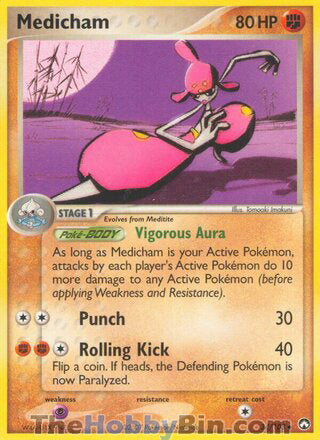 Medicham #34/108 Uncommon - EX Power Keepers Pokemon card