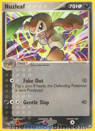 Nuzleaf #36/108 Uncommon - EX Power Keepers Pokemon card