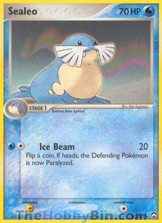 Sealeo #37/108 Uncommon - EX Power Keepers Pokemon card