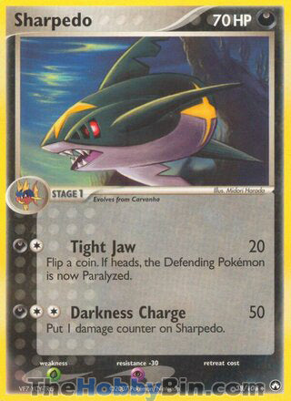 Sharpedo #38/108 Uncommon - EX Power Keepers Pokemon card