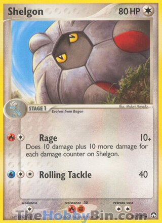 Shelgon EX Power Keepers Uncommon #39/108