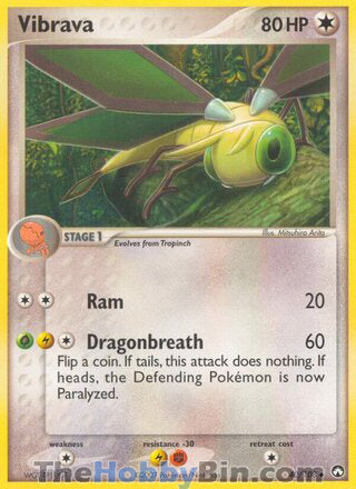 Vibrava #40/108 Uncommon - EX Power Keepers Pokemon card