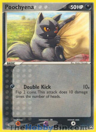 Poochyena EX Power Keepers Common #58/108