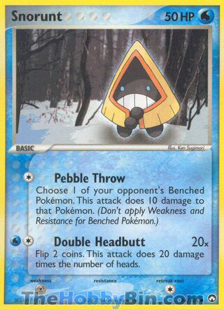 Snorunt EX Power Keepers Common #64/108