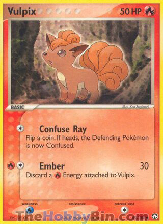 Vulpix EX Power Keepers Common #69/108