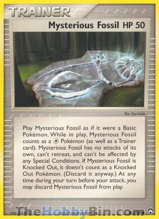 Mysterious Fossil EX Power Keepers Common #85/108