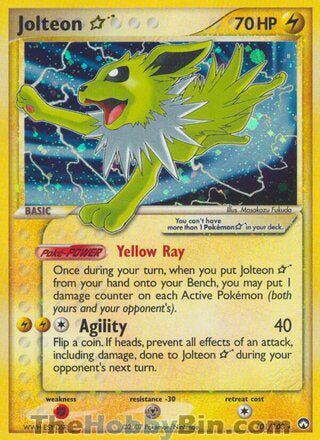 Jolteon Star EX Power Keepers Ultra Rare #101/108