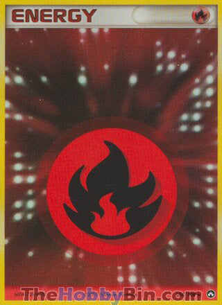 Fire Energy EX Power Keepers Rare #104/108