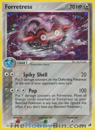 0006 Forretress Holo Rare Unseen Forces