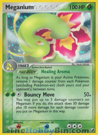 0009 Meganium Holo Rare Unseen Forces