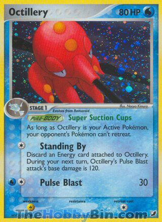 Octillery EX Unseen Forces Holo Rare #10/115