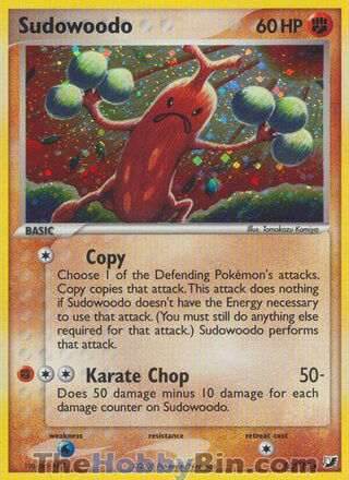 Sudowoodo EX Unseen Forces Holo Rare #15/115