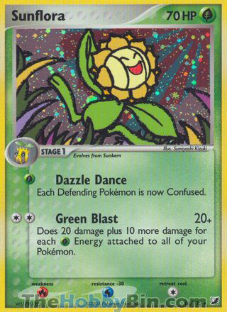 0016 Sunflora Holo Rare Unseen Forces