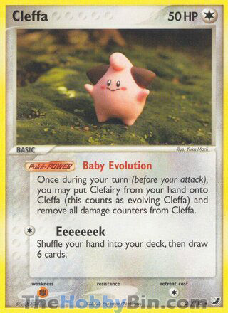 Cleffa #21/115 Rare - EX Unseen Forces Pokemon card