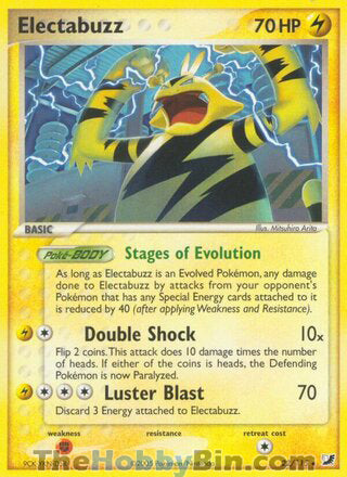 Electabuzz EX Unseen Forces Rare #22/115