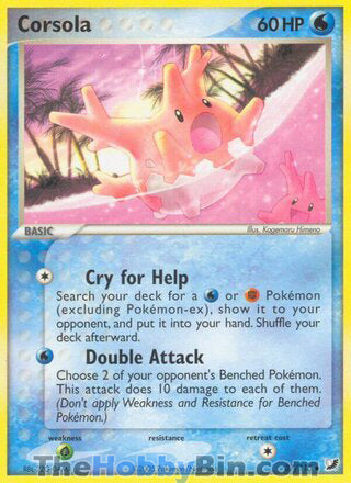 Corsola #37/115 Uncommon - EX Unseen Forces Pokemon card