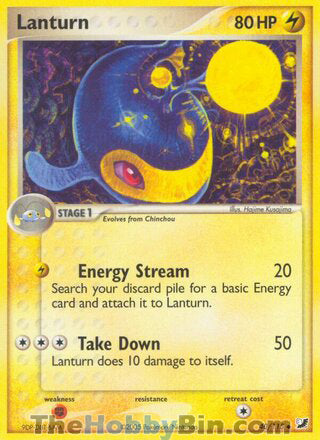 Lanturn EX Unseen Forces Uncommon #40/115