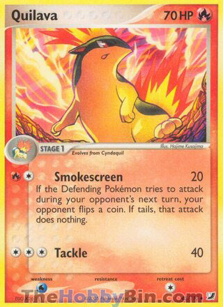 Quilava #45/115 Uncommon - EX Unseen Forces Pokemon card