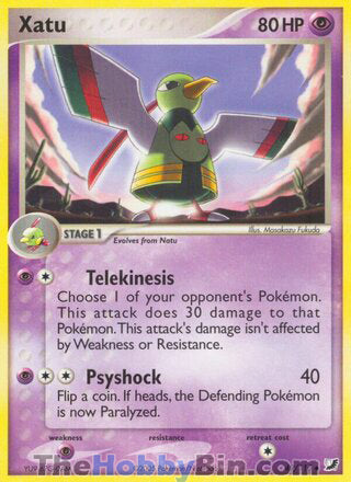 Xatu #49/115 Uncommon - EX Unseen Forces Pokemon card