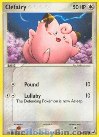 Clefairy EX Unseen Forces Common #53/115