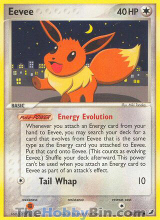 Eevee #55/115 Common - EX Unseen Forces Pokemon card