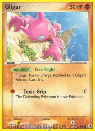 Gligar #57/115 Common - EX Unseen Forces Pokemon card